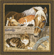 Вышивка З-021 На конюшне